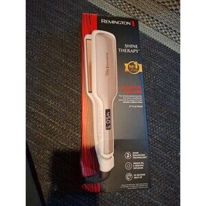 Remington Shine Therapy Argan Oil & Kratin Infused Plates Never Opened BOX Damag